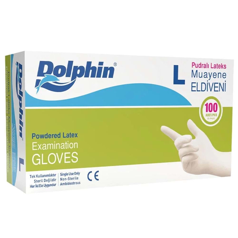 DOLPHİN PUDRALI LATEKS ELDİVEN LARGE