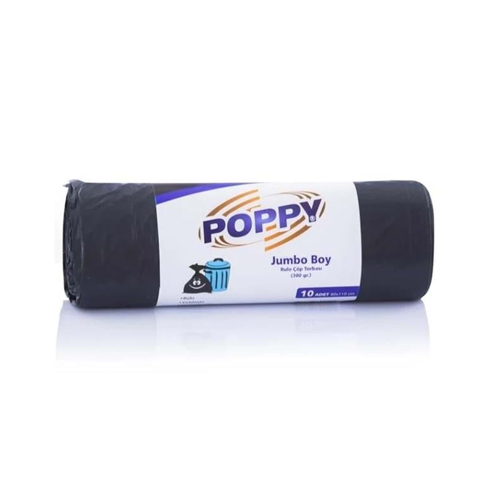 POPPY ENDSTRYL ÇÖP 080*110 JUMBO SİYAH 10AD