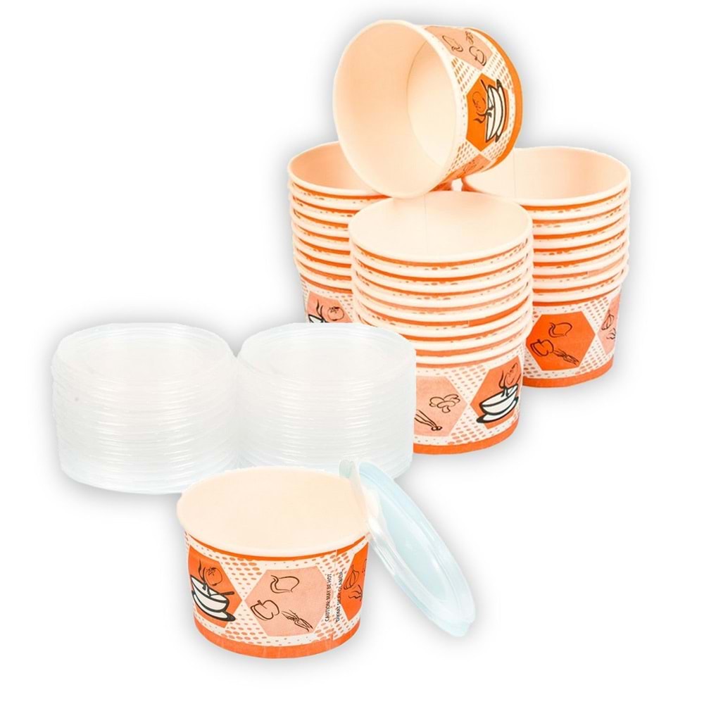 ALFA (ŞİİR) KARTON ÇORBA 14 OZ KAP+KAPAK KOLİ