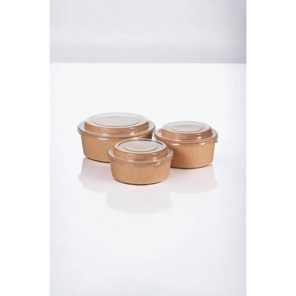DELTA 1100 CC SALAD BOWL KRAFT/50Lİ PAKET