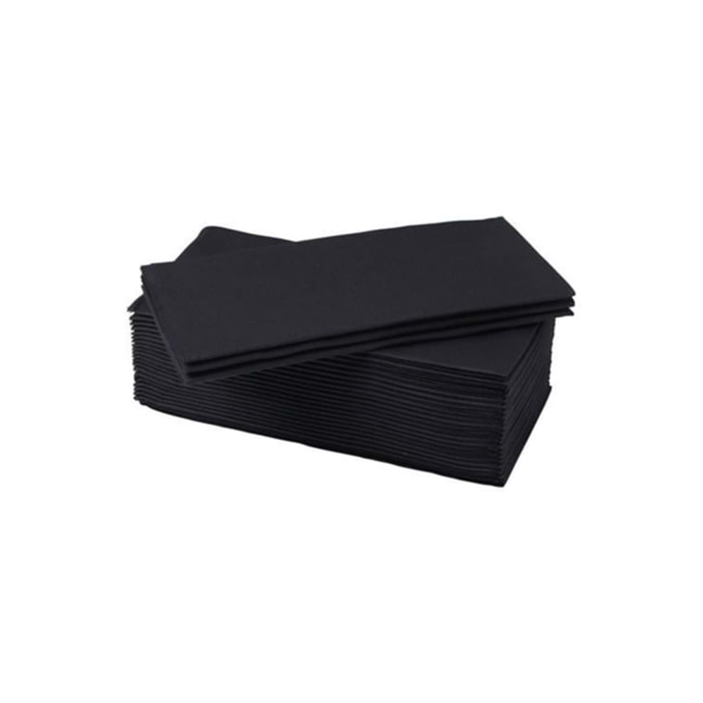 DELTA TEK RENK PEÇETE 24X24 GARSON KATLAMA SİYAH 50 Lİ