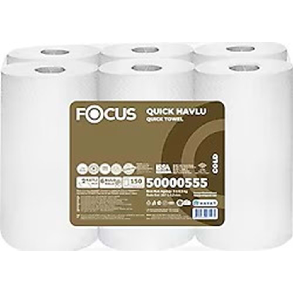 FOCUS HAREKETLİ HAVLU 3KG 6LI