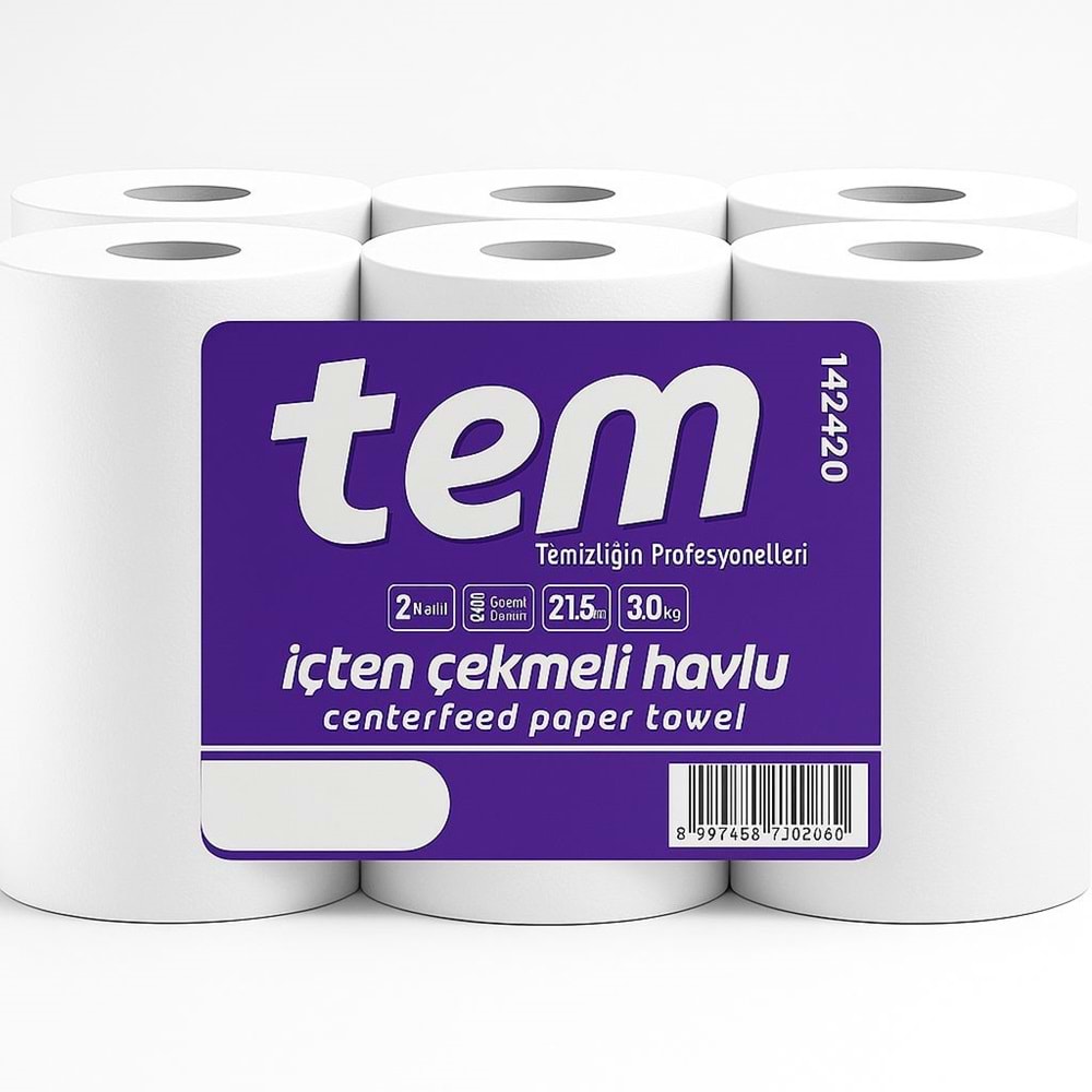 TEM İÇTEN ÇEKMELİ HAVLU 3KG