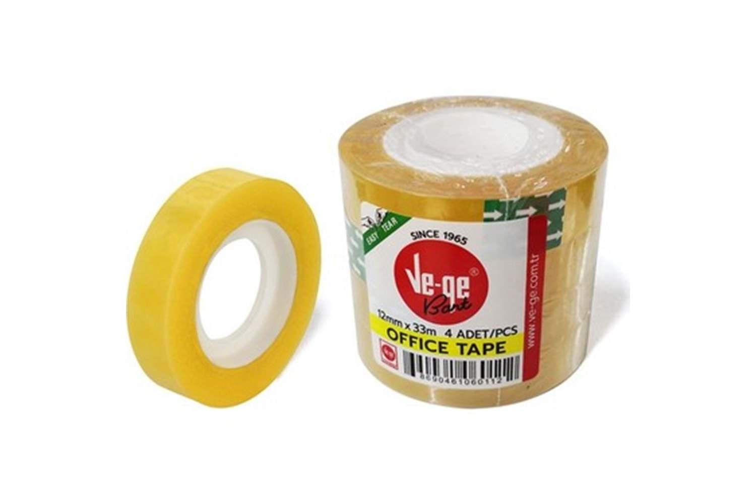 VE-GE BANT OFFİCE TAPE 12*33 SARI