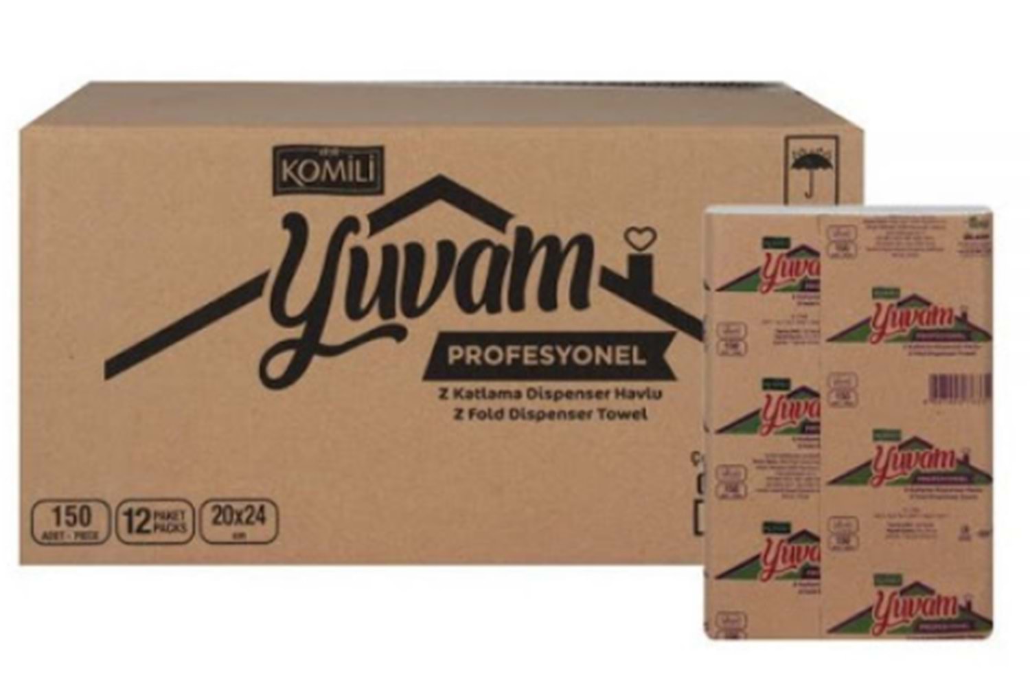 KOMİLİ DİSPANSER PEÇETE 07633-05YUVAM 12PK