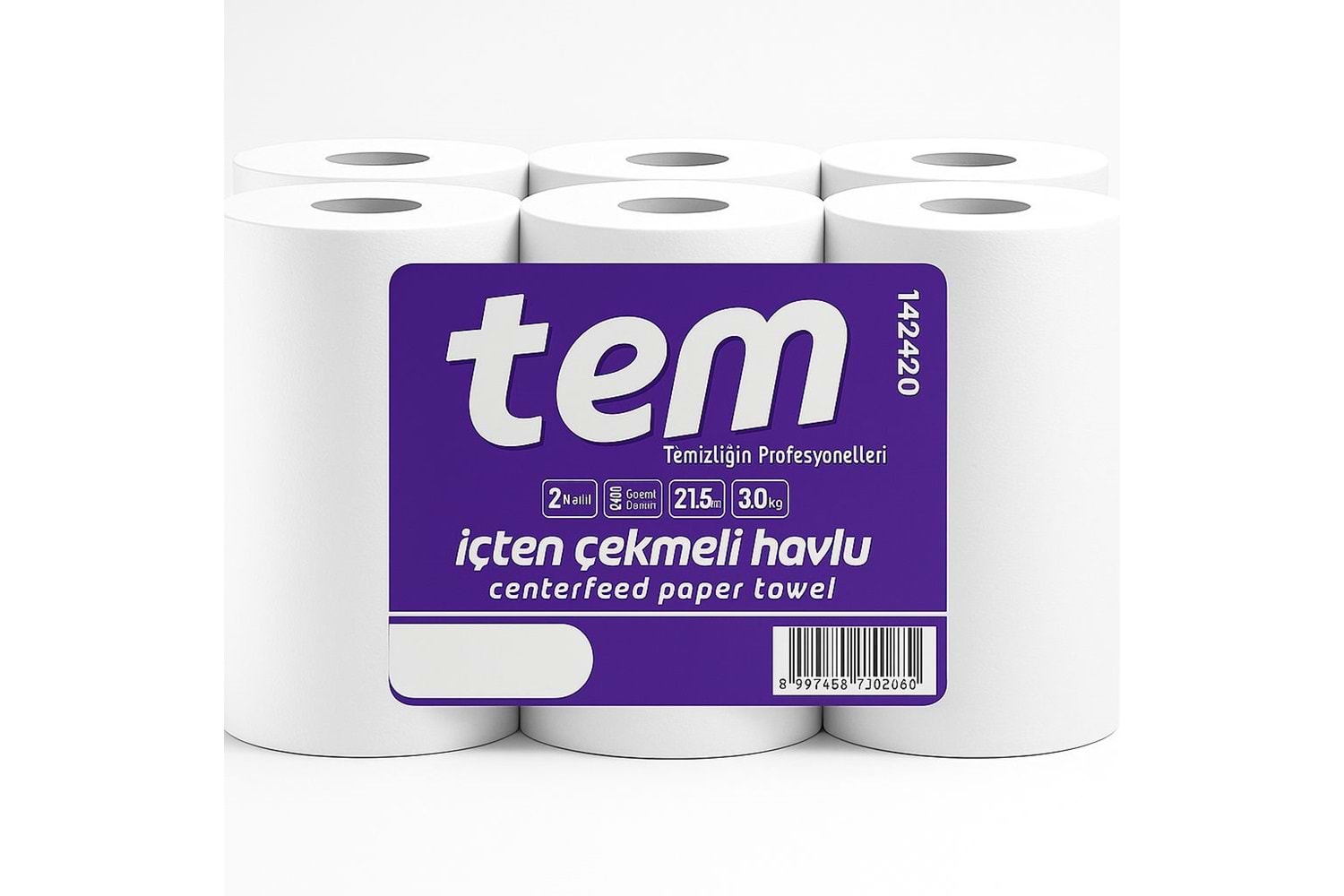 TEM İÇTEN ÇEKMELİ HAVLU 3KG