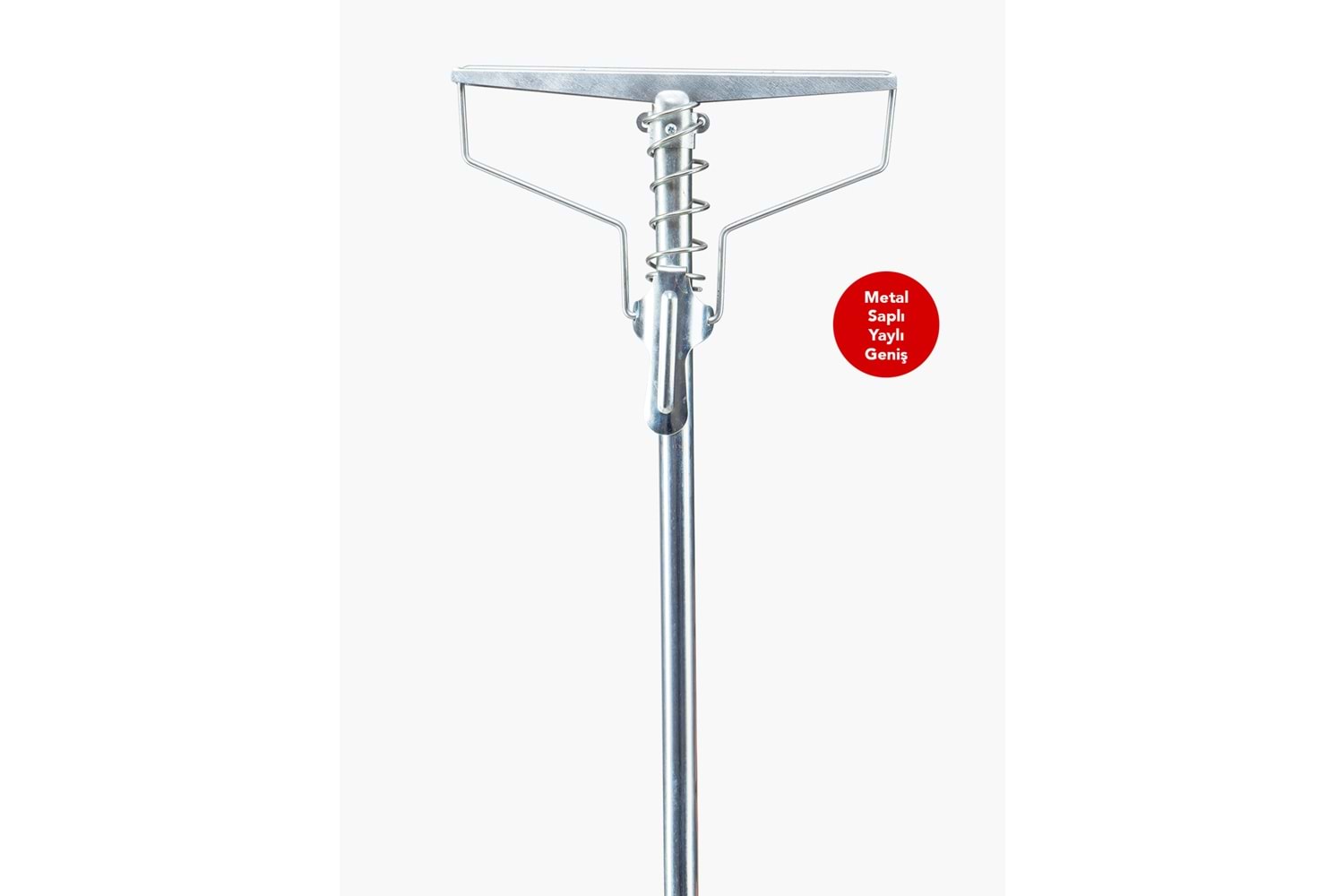 LÜX GENİŞ METAL YAYLI MOP TUTUCU