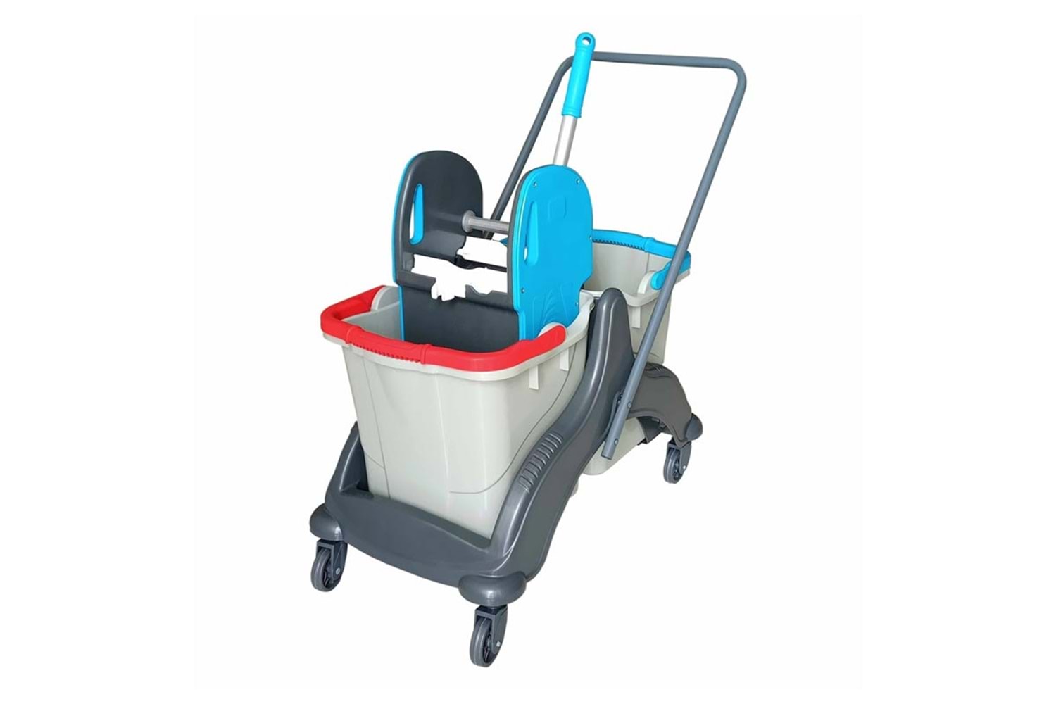 TEMİZLİK ARABASI TETRA PLASTİK MİMOZA PRES SEPETSİZ