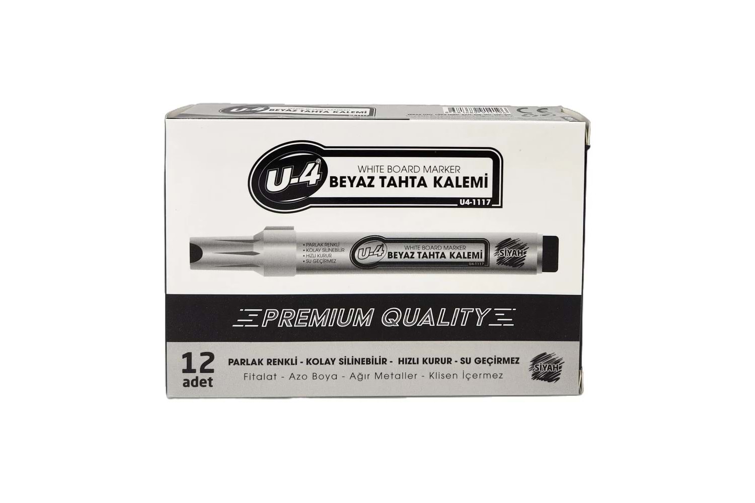 U-4 TAHTA KALEMİ PREMİUM SİYAH