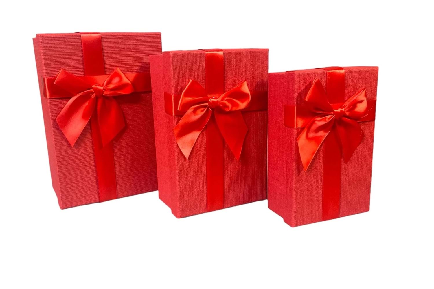 HEDİYE KUTUSU DÖRTGEN KARMA RENK 3LÜ