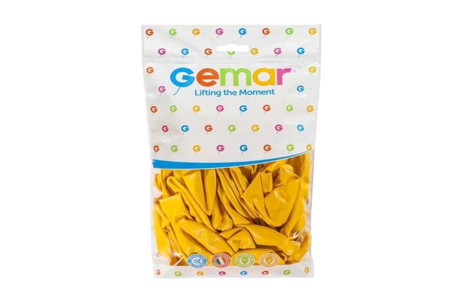 GEMAR G120 PASTEL BALON 100LÜ SARI RAUND