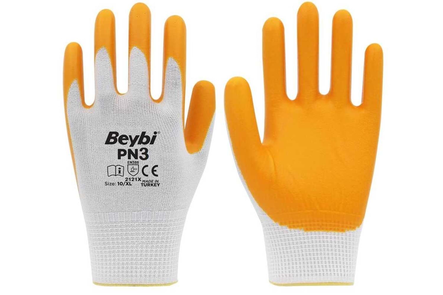 BEYBİ ELDİVEN NİTRİL BEYAZ SARI