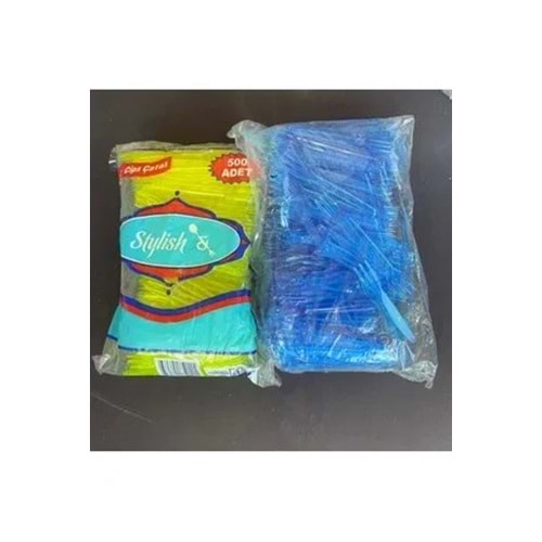 ROLL-UP CİPS ÇATALI STYLİSH RENKLİ 1000AD