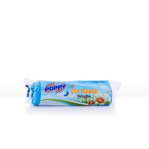 POPPY ÇÖP TORBASI 080*110 JUMBO MAVİ 10AD