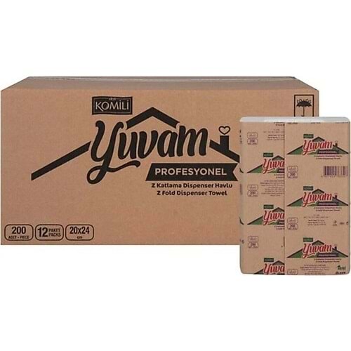 KOMİLİ HAVLU Z KATLI 07633-00YUVAM 200 AD*12 PK