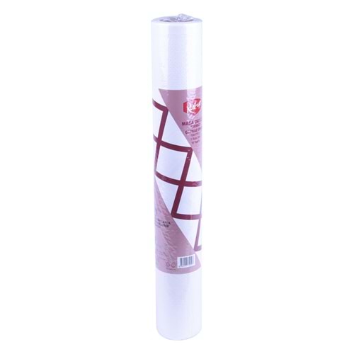 ROLL-UP RULO KAĞIT MASA ÖRTÜSÜ KIRMIZI KARELİ 100X150 CM 16 YAPRAK