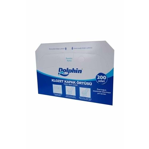 DOLPHİN KAĞIT KLOZET KAPAK ÖRTÜSÜ 250 Lİ