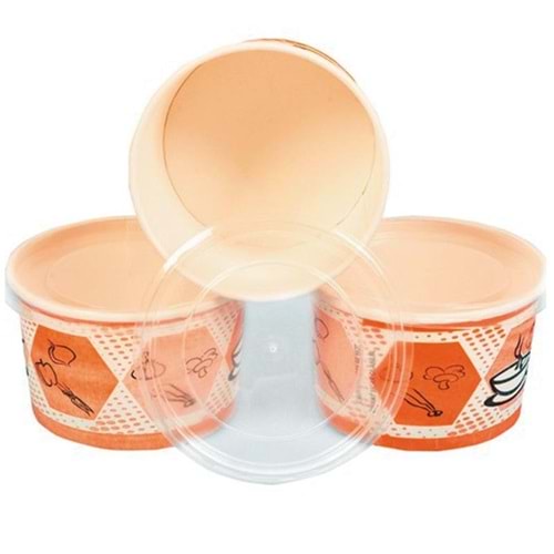ÇEK 16 OZ ÇORBA KASESİ KAPAKLI KOLİ