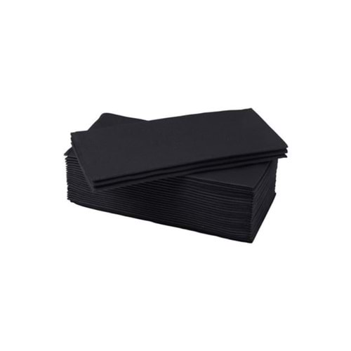 DELTA TEK RENK PEÇETE 24X24 GARSON KATLAMA SİYAH 50 Lİ