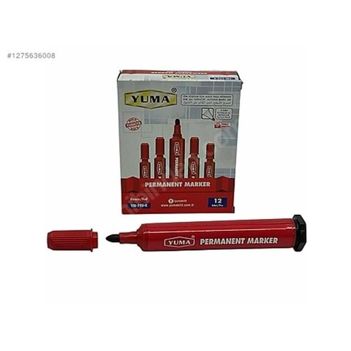 YUMA KOLİ KALEMİ KIRMIZI YUVARLAK UÇ