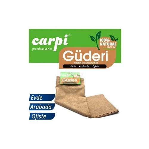GUDERİ CARPİ MİKROFİBER NATUREL TEMİZLİK BEZİ 50*70CM