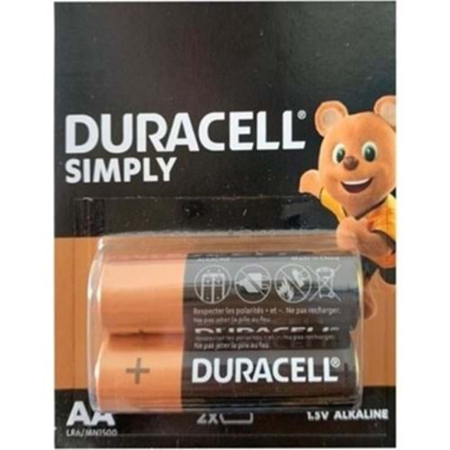 DURACELL PLUS KALEM PİL AA 2Lİ