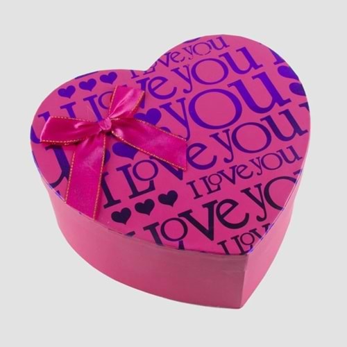 HEDİYE KUTUSU KALPLİ LOVE 3LÜ