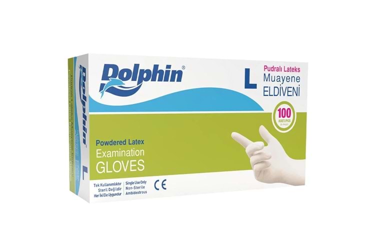 DOLPHİN PUDRALI LATEKS ELDİVEN LARGE