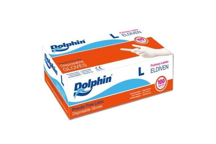 DOLPHİN PUDRASIZ LATEKS ELDİVEN LARGE