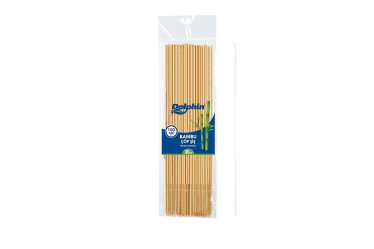 DOLPHİN BAMBU ÇÖP ŞİŞ 30CMX3MM 100 LÜ