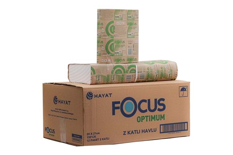 FOCUS Z KATLAMA HAVLU 150Lİ EKONOMİK 12Lİ