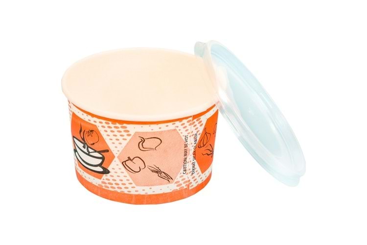 ALFA KARTON ÇORBA KAP+KAPAK 16 OZ 500 LÜ