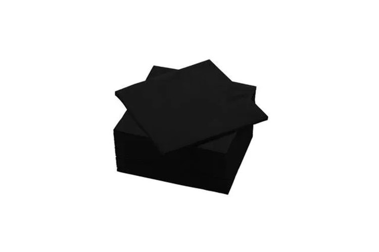 DELTA TEK RENK PEÇETE 20X20 KARE SİYAH 50 Lİ