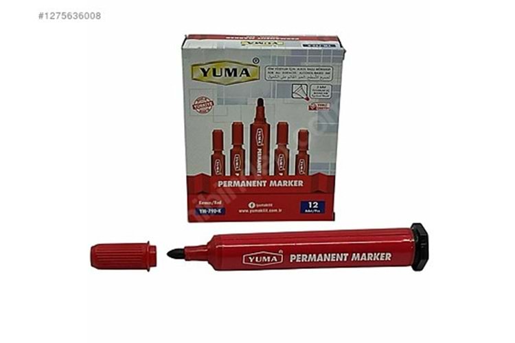 YUMA KOLİ KALEMİ KIRMIZI YUVARLAK UÇ