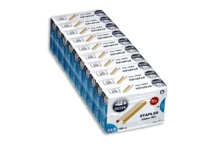 DELTA ZIMBA TELİ BÜYÜK 24/6 SARI 10LU