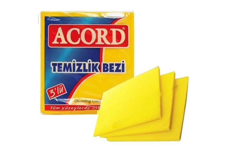 ACORD TEMİZLİ BEZİ 3LÜ