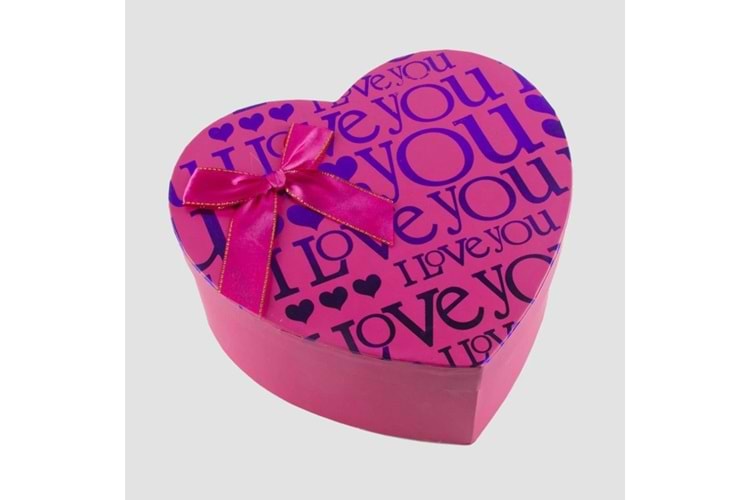 HEDİYE KUTUSU KALPLİ LOVE 3LÜ