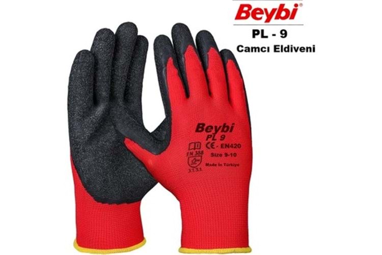 BEYBİ ELDİVEN NİTRİL KIRMIZI SİYAH