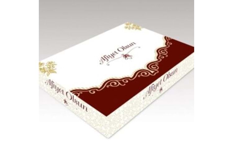 DELTA KARTON BAKLAVA KUTUSU 1000GR 100LÜ