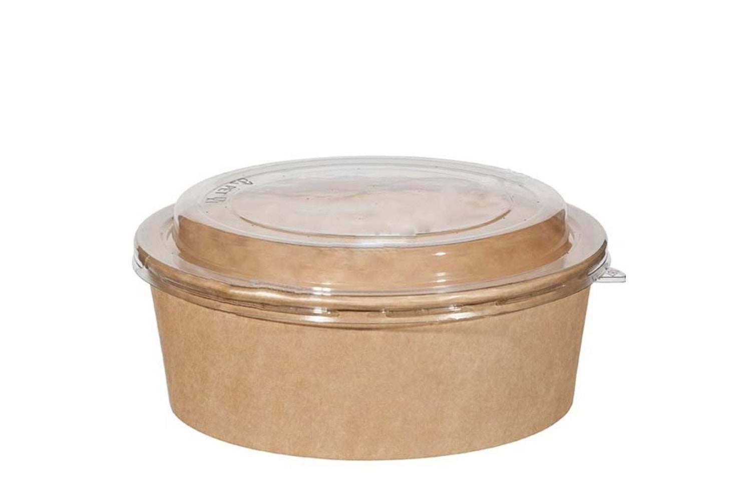 DELTA KRAFT 1100CC SALAD BOWL KRAFT/50Lİ PAKET KAP KAPAK