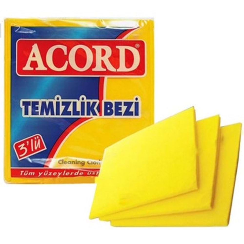 ACORD TEMİZLİ BEZİ 3LÜ