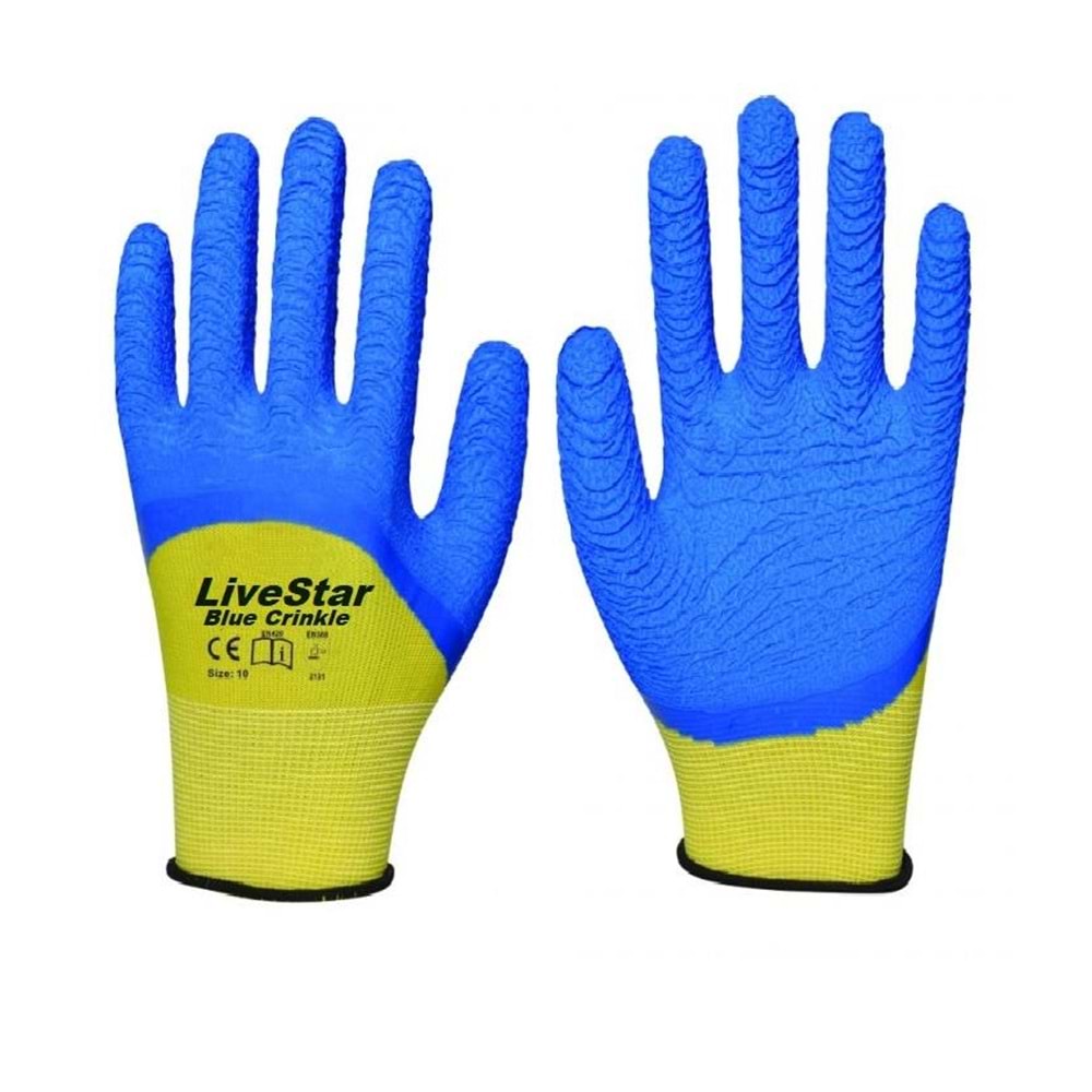 UNIVERSAL MONTAJ ELDİVEN SARI MAVİ NİTRİL